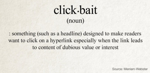 digital marketing agency - Why Clickbait Is Bad Internet Marketing