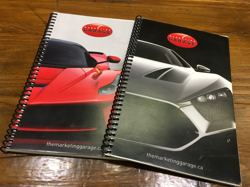 Car notebook - digital marketing agency branding